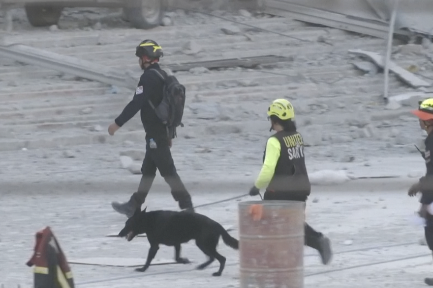 Potražni psi pretražuju ruševine nakon potresa u Bangkoku
