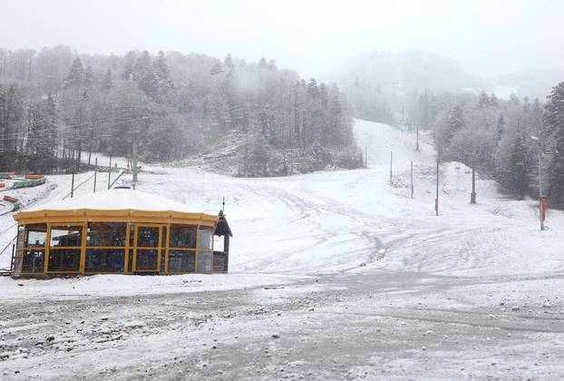 Na Platku je pao snijeg