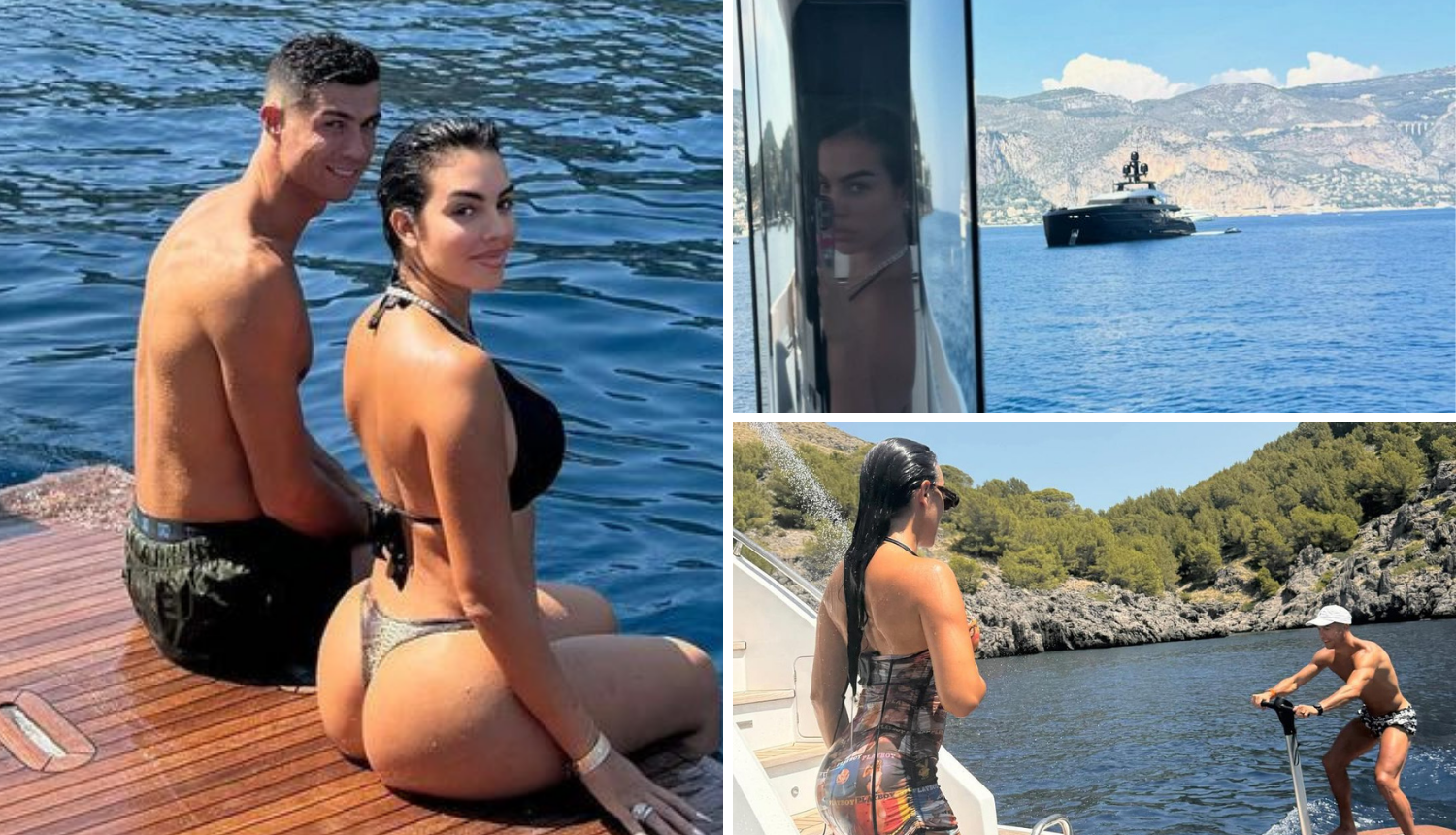 Georgina i Ronaldo mazili se na superjahti, a onda je stigao goli par i prepustio se strastima...