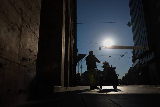 Zagreb: Mirno uskršnje jutro u središtu grada