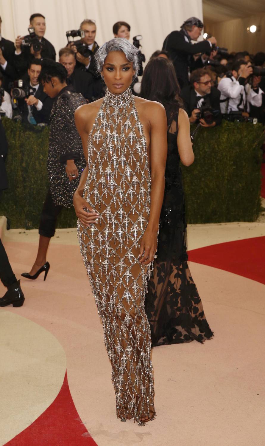 Singer Ciara arrives at the Met Gala in New York