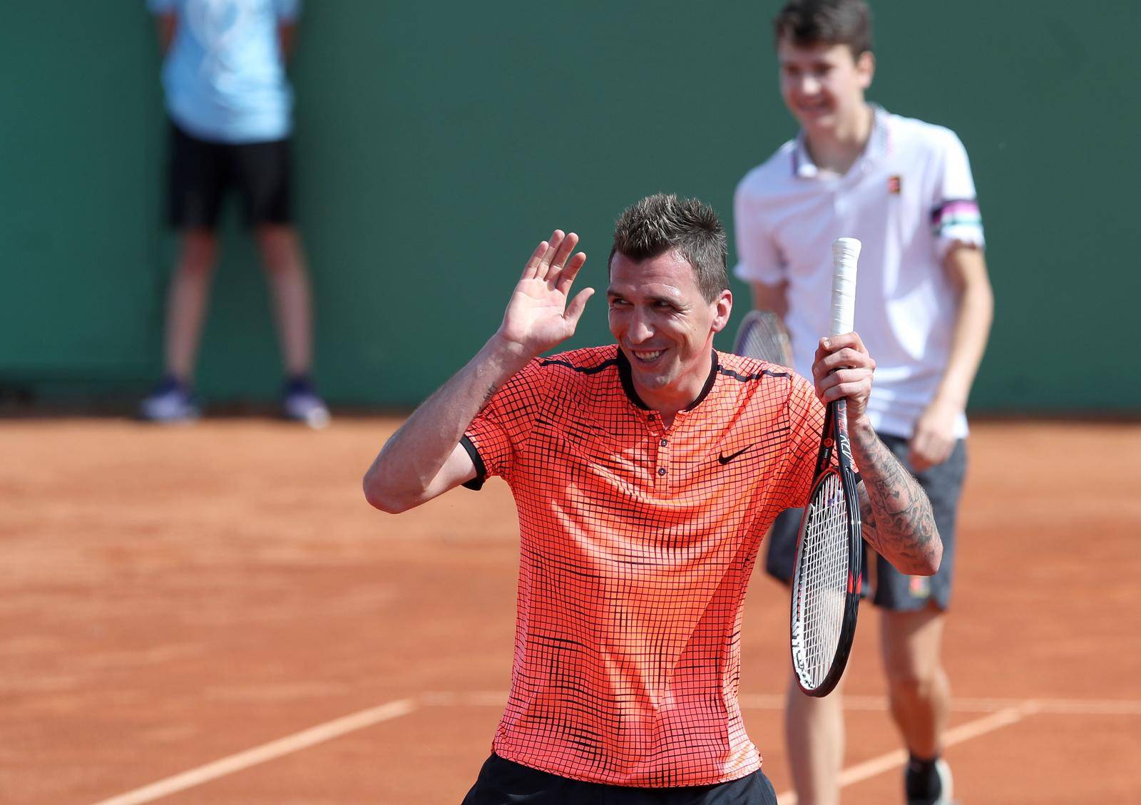 Mario MandÅ¾ukiÄ zaigrao tenis u sklopu  humanitarnog dogaÄanja Gem Set Hrvatska