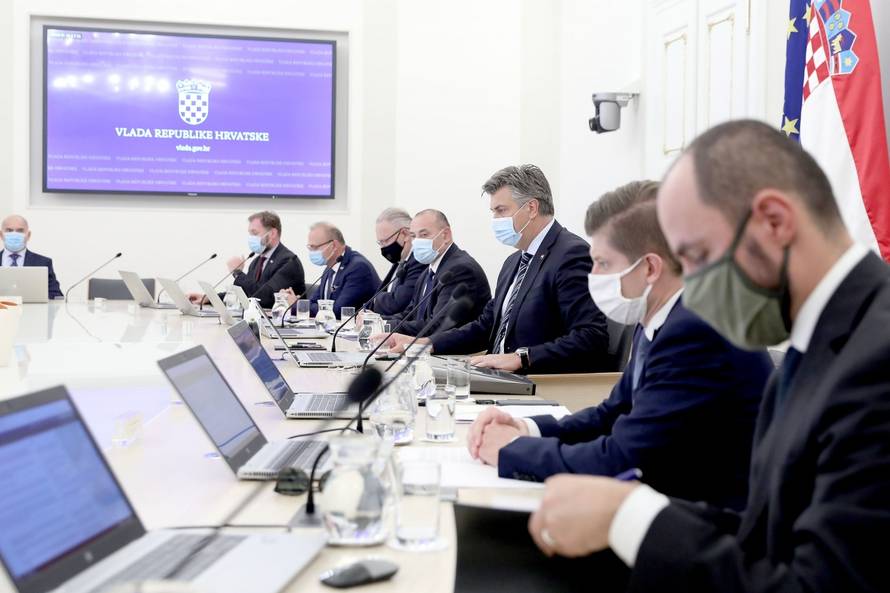 Zagreb: U Banskim dvorima održana 12. sjednica Vlade