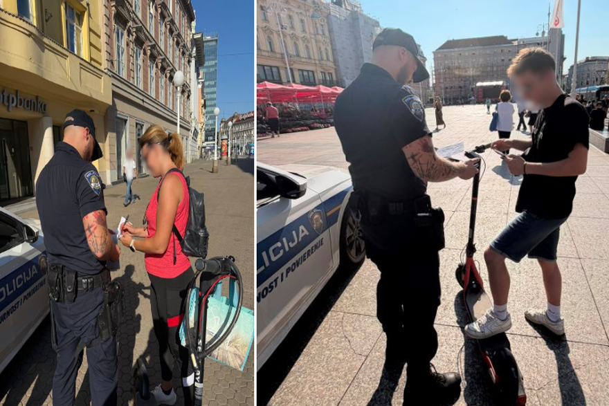 Policija kaznila voza&ccaron;e romobila, jedan trajno oduzet