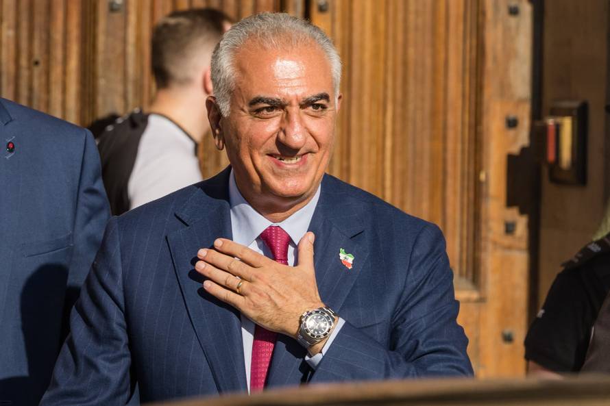 Crown Prince of Iran, Reza Pahlavi, Westminster, London, UK.