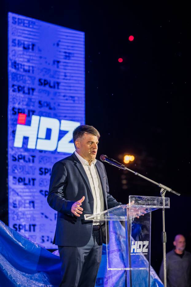 Split: Predstavljanje Tomislava Šute, kandidata HDZ-a za gradonačelnika grada Splita