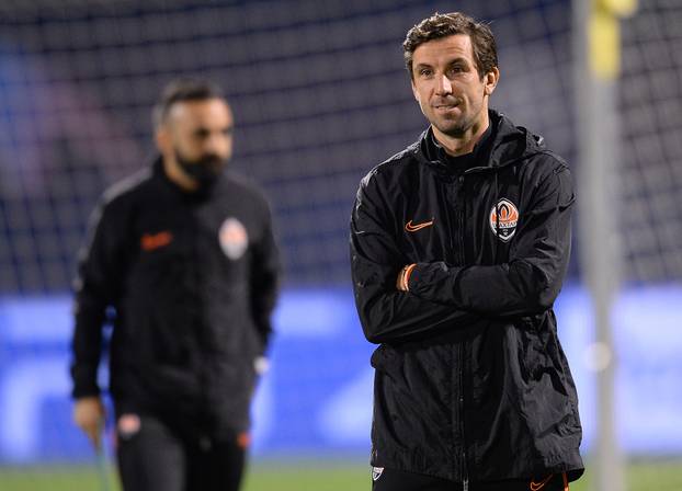 Zagreb: Nogometaši Šahtara odradili trening na Maksimiru