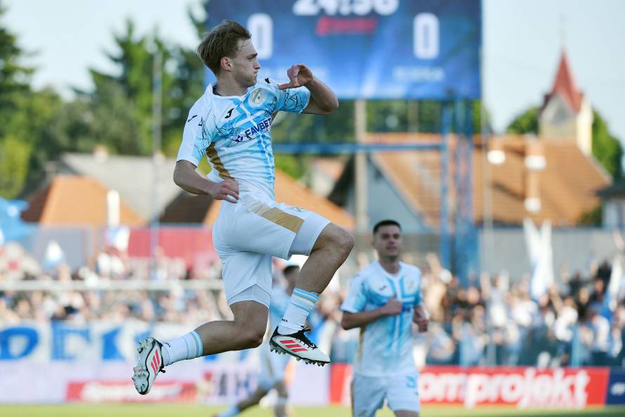 Slaven Belupo i Rijeka sastali se u prvoj utakmici finala Hrvatskog nogometnog kupa