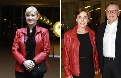 Crveni kožnjak njihov je modni izbor: Kojoj dami bolje stoji?