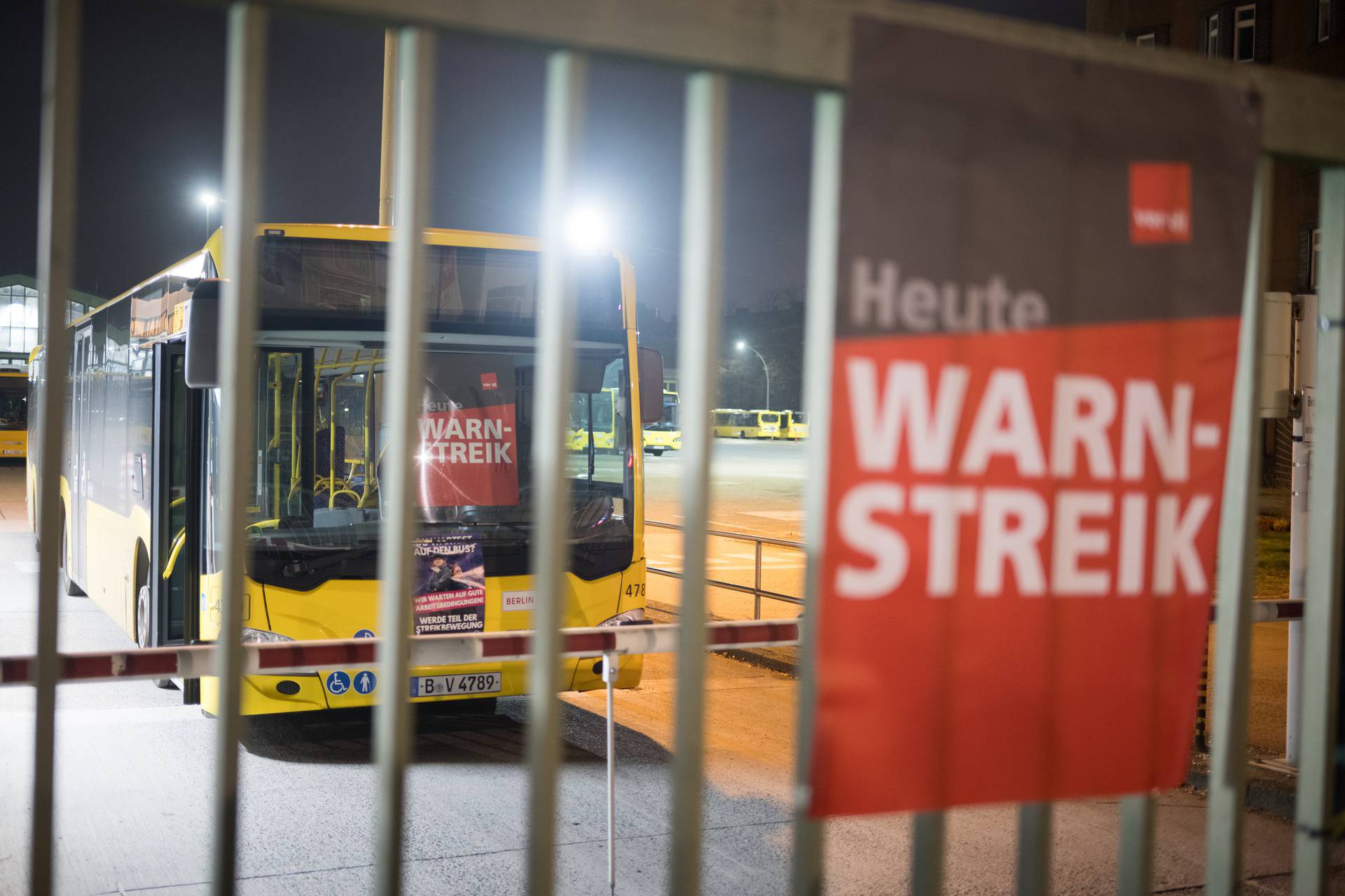 Warning strikes in local public transport - Berlin