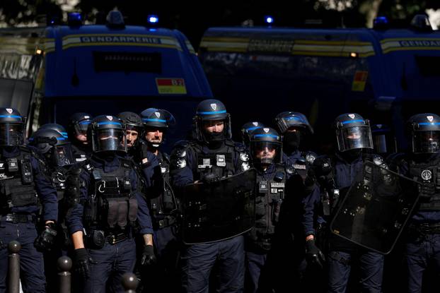 Nationwide strike and anti-government protests called by French unions in France