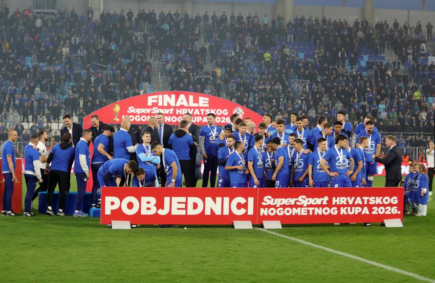 Nogometaši Dinama pobjednici su SuperSport Hrvatskog nogometnog kupa
