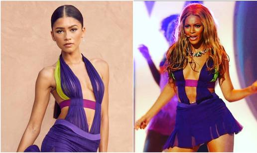 Zendaya odala počast Beyoncé u fantastičnoj Versace haljini, 18 godina nakon njezinog nastupa