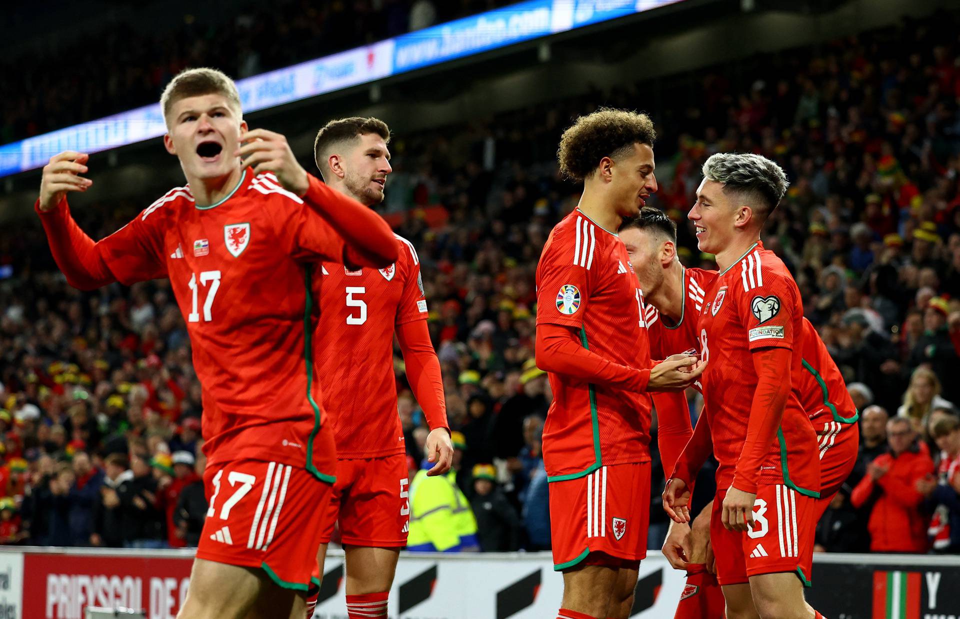 Euro 2024 Qualifier - Group D - Wales v Croatia