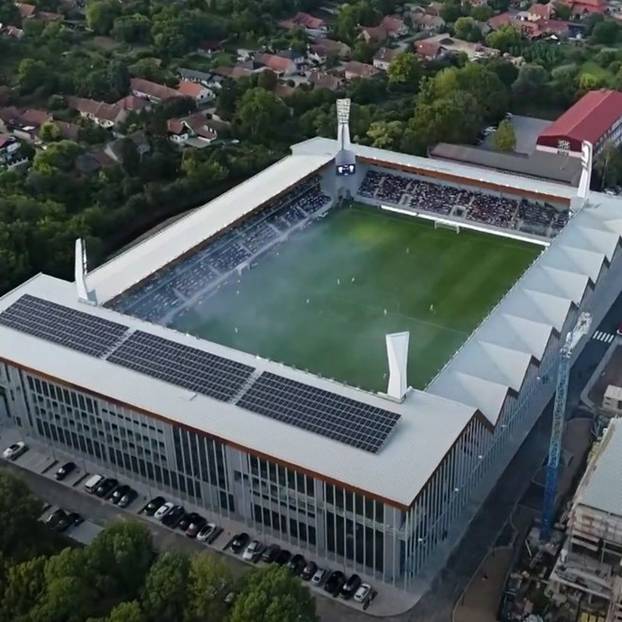 FOTO Ovo je stadion na kojemu danas igra Dinamo. Moderno zdanje u Srbiji izgradili Mađari