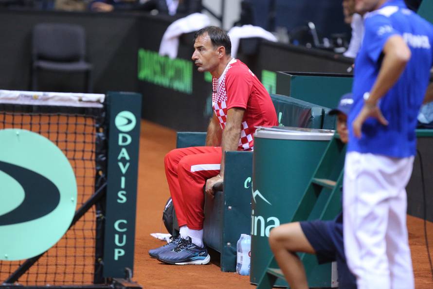 Osijek: Davis Cup, Hrvatska - Francsuka, Marin Čilić - Arthur Rinderknech