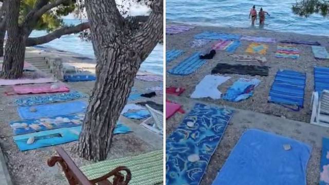 VIDEO Pogledajte ručnik-plažu u Tučepima u 8 ujutro: 'Sve puno, a imam bebu. Nevjerojatno...'