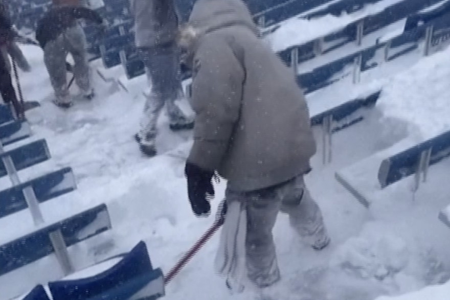 čišćenje snijega buffalo bills