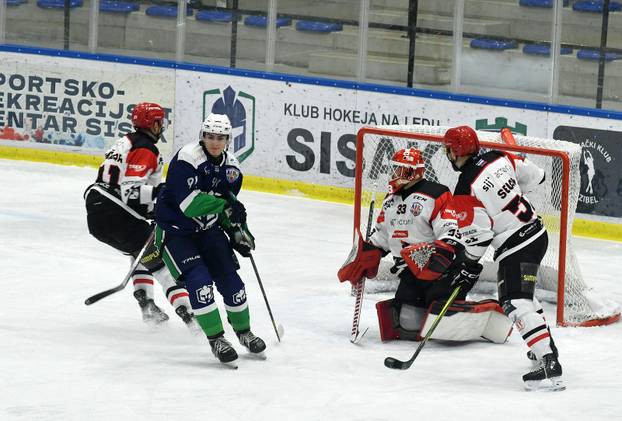 Sisak: Susret hokejaša Siska i Jesenica u Alpskoj hokejaškoj ligi