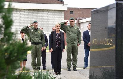 Predsjednica za 28. godišnjicu osnutka posjetila ATJ Lučko