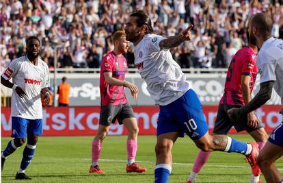 Hajduk - Lokomotiva 2-1: Slavlje 'bilih' za sedam bodova 'fore' na vrhu prvenstvene ljestvice!