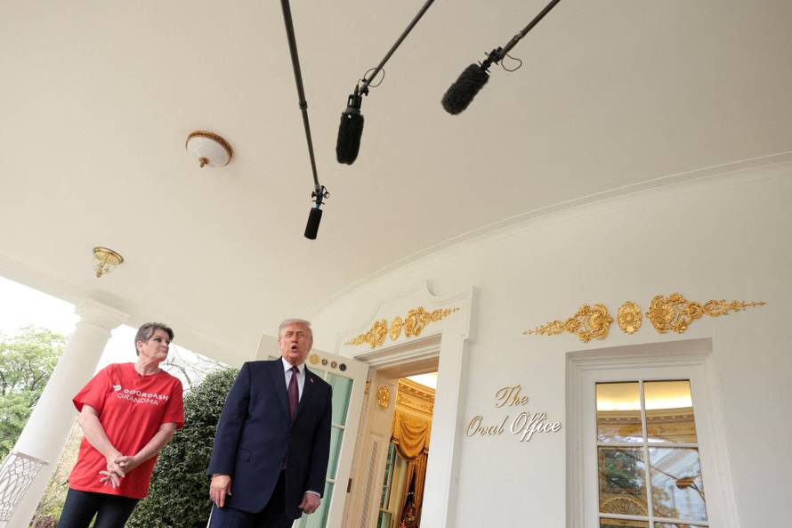 U.S. President Donald Trump in the Oval Office at the White House