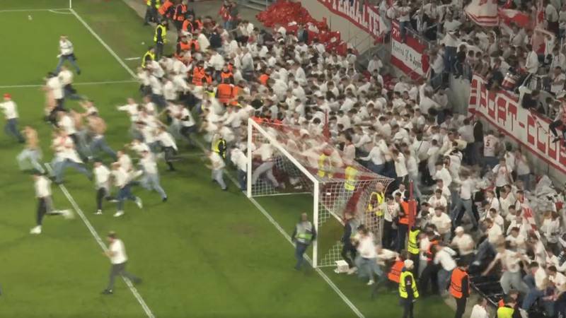 VIDEO Pogledajte ludnicu koja je zavladala kada su Matanović i Freiburg izborili finale EL-a
