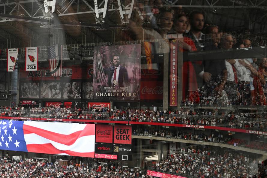 Memorial service for slain conservative commentator Charlie Kirk, in Glendale