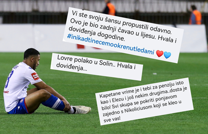 Navijači Hajduka ljutiti: Lovre, ajde ti u Solin! Ostavke dajte svi, ovo je zadnji čavao u lijesu
