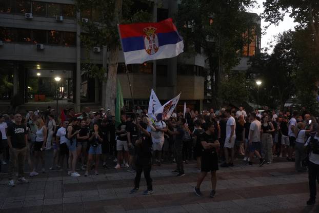 Beograd: Prosvijed građana i studenata u Novom Beogradu