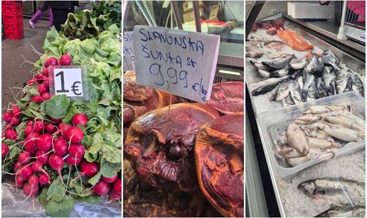 FOTO Pogledajte ponudu tr&zcaron;nice u Osijeku: Kila odojka 4,19 &euro;. A 30 jaja je 6 &euro;. Evo &scaron;to se isplati