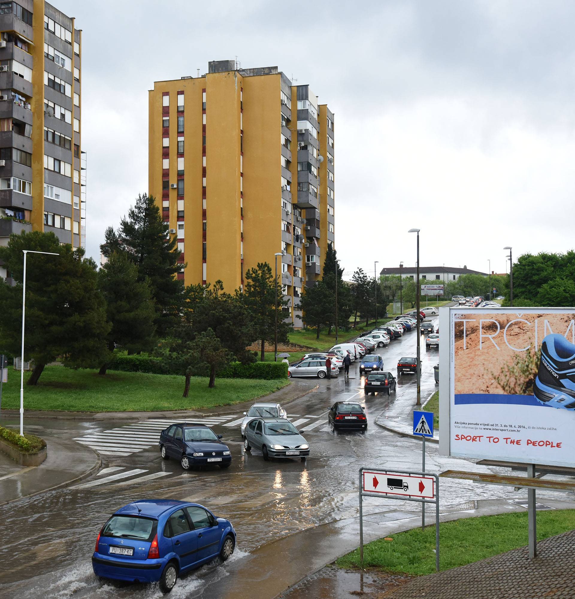 Poplava: Kiša je u pola sata od pulskih ulica napravila rijeke