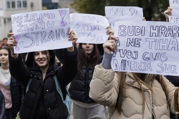 Zbog femicida u Mostaru održana je prosvjedna šetnja 