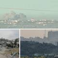 VIDEO Iznad Gaze se uzdižu oblaci crnog dima, eksplozije odjekuju: Sve je puno ruševina