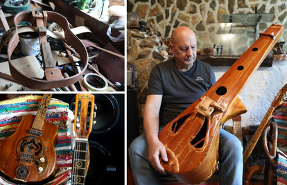 VIDEO Srđan iz Šibenika radi unikatne instrumente: 'Imam ih 50. Niti jedan nije na prodaju'