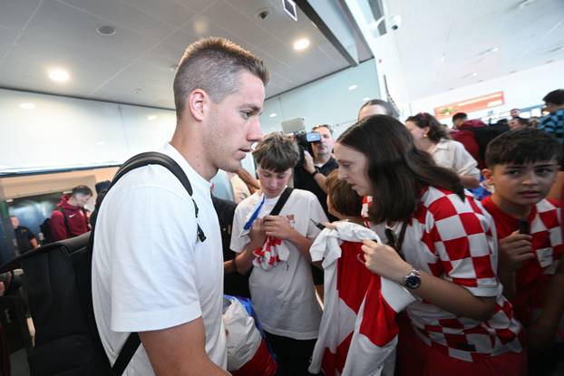 Velika Gorica: Doček hrvatske nogometne reprezentacije
