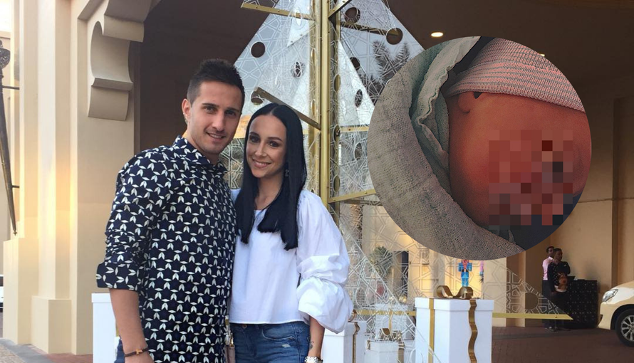 Žena dinamovca Gavranovića rodila curicu: Stigla je Leonie