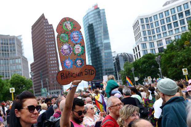 Christopher Street Day LGBTQ+ Pride march, in Berlin