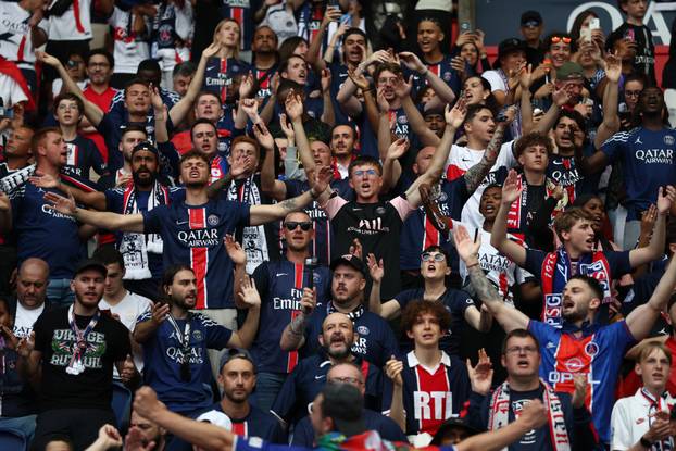 Champions League - Final - Fans gather to watch Paris St Germain v Inter Milan
