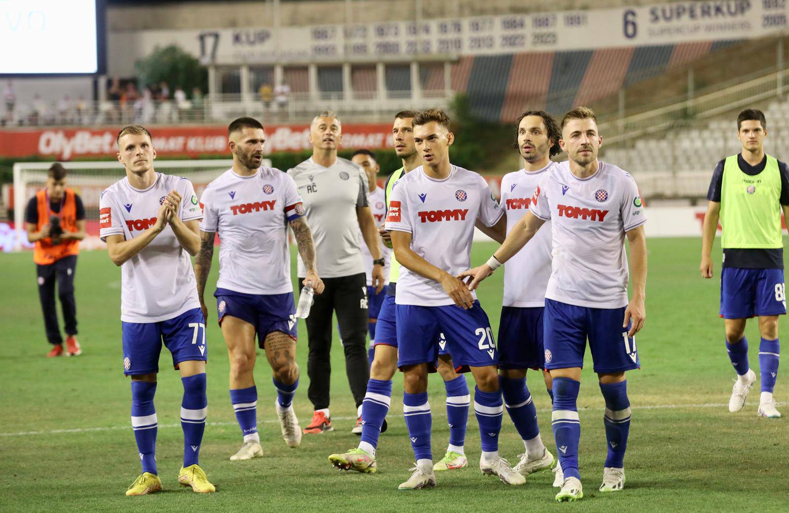 Split: Utakmica 2. kola SuperSport HNL-a između HNK Hajduk i HNK Rijeka