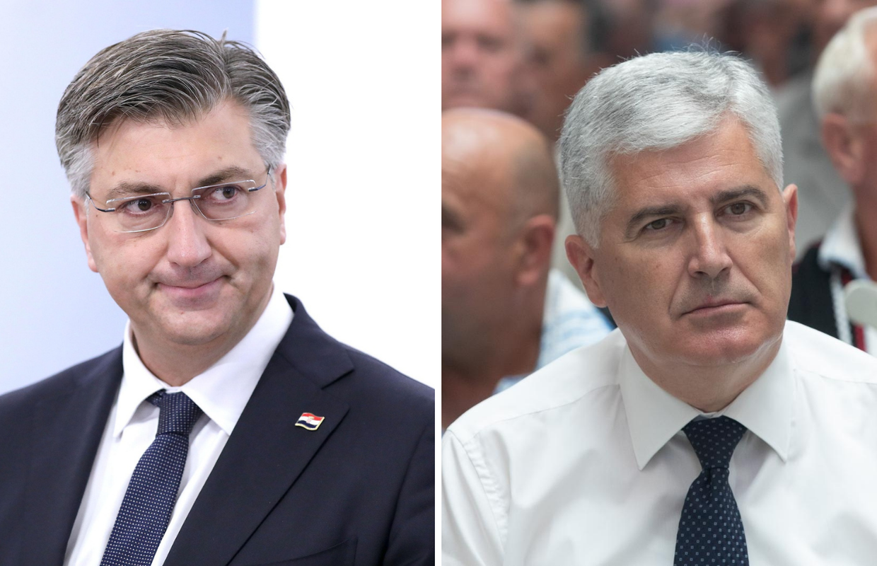 Plenković se sastao s Draganom Čovićem, razgovarali o reformi izbornog zakona u BiH