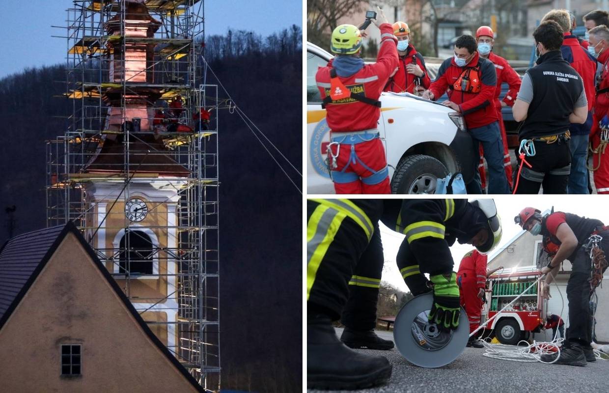 Akcija kraj Samobora: Radnik je 'zapeo' na tornju, spašavali su ga HGSS-ovci i vatrogasci...