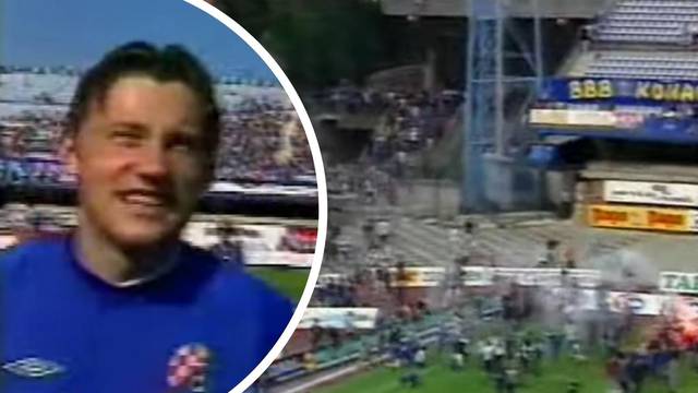 Prva HNL 02/03.: Olić prešao u Dinamo, tisuće navijača utrčalo na travnjak i slavilo s igračima