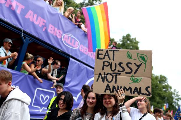 Christopher Street Day (CSD) LGBTQ+ Pride march, in Berlin