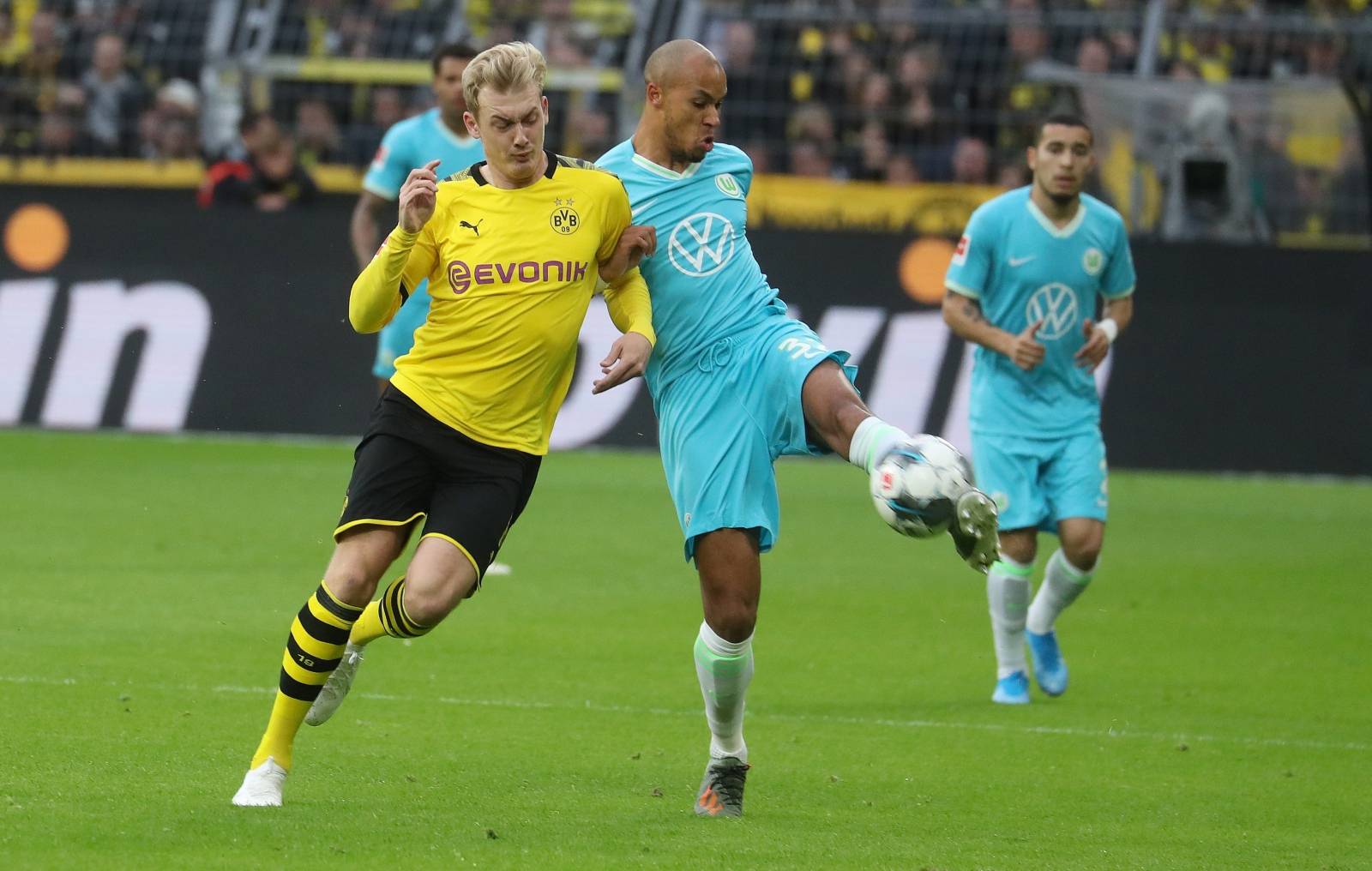 firo: 02.11.2019, Football, Soccer: 1.Bundesliga: BVB Borussia Dortmund - VfL Wolfsburg