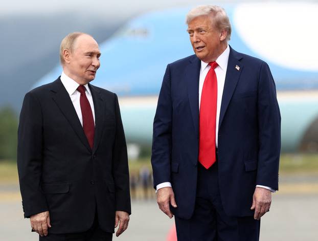 U.S. President Trump meets with Russian President Putin in Alaska