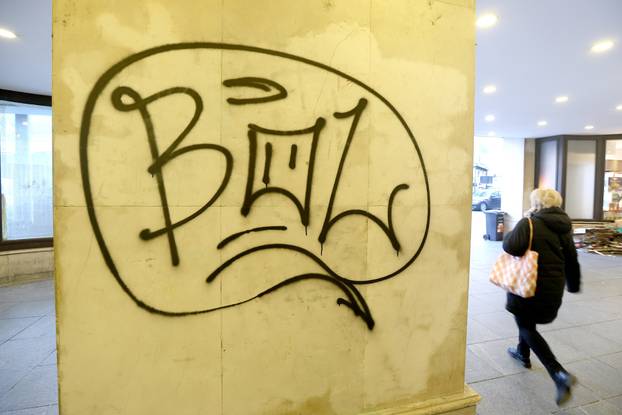 Zagreb: Prolaz Harmica ponovno na udaru grafitera