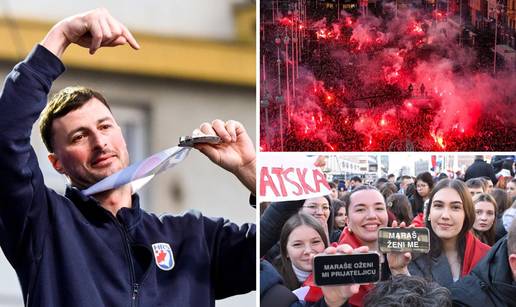 Duvnjak plače na pozornici, tisuće mu skandiraju: Ovo je doček u 100 fotografija