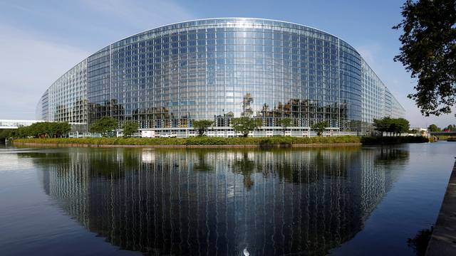 FILE PHOTO: The building of the European Parliament is seen in Strasbourg