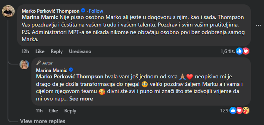 Vizažistica se maskirala u Thompsona pa je napali na Fejsu: Oglasio se i pjevačev tim